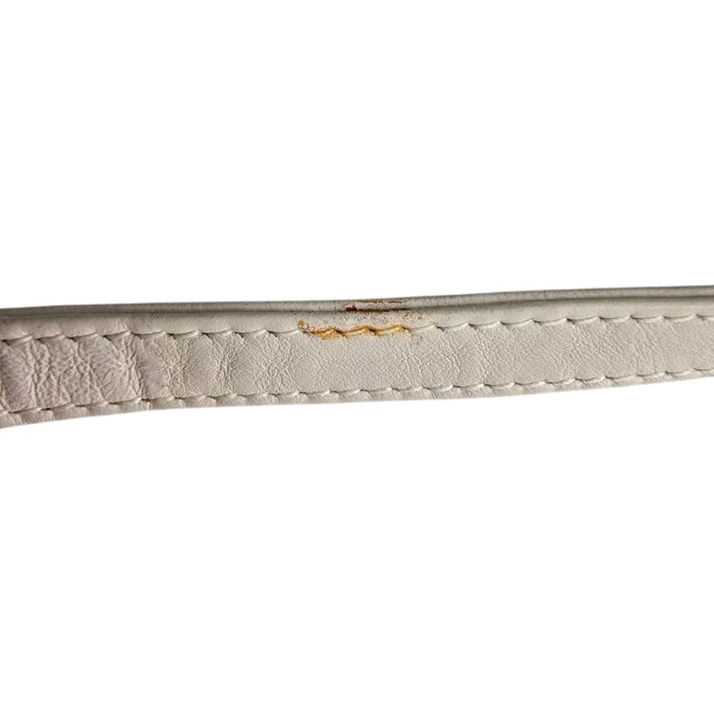 Paloma Picasso Vintage‎ White Leather Small Crossbody - Picture 9 of 16